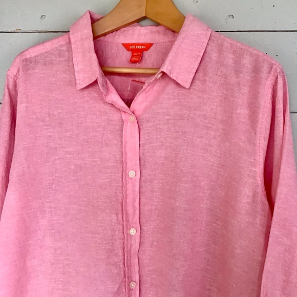 Joe Fresh women’s Linen Blend Casual Shirt | XL - Picture 2 of 7